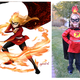 Illustration for article titled Artist transforms little girls in superhero costumes into super art